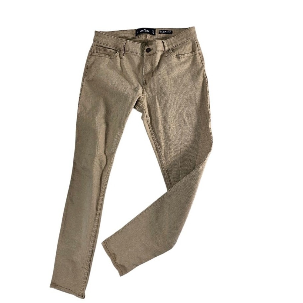 Hollister Low Rise Super Skinny Pants 5S Tan‎ Excellent Stretch 27x28